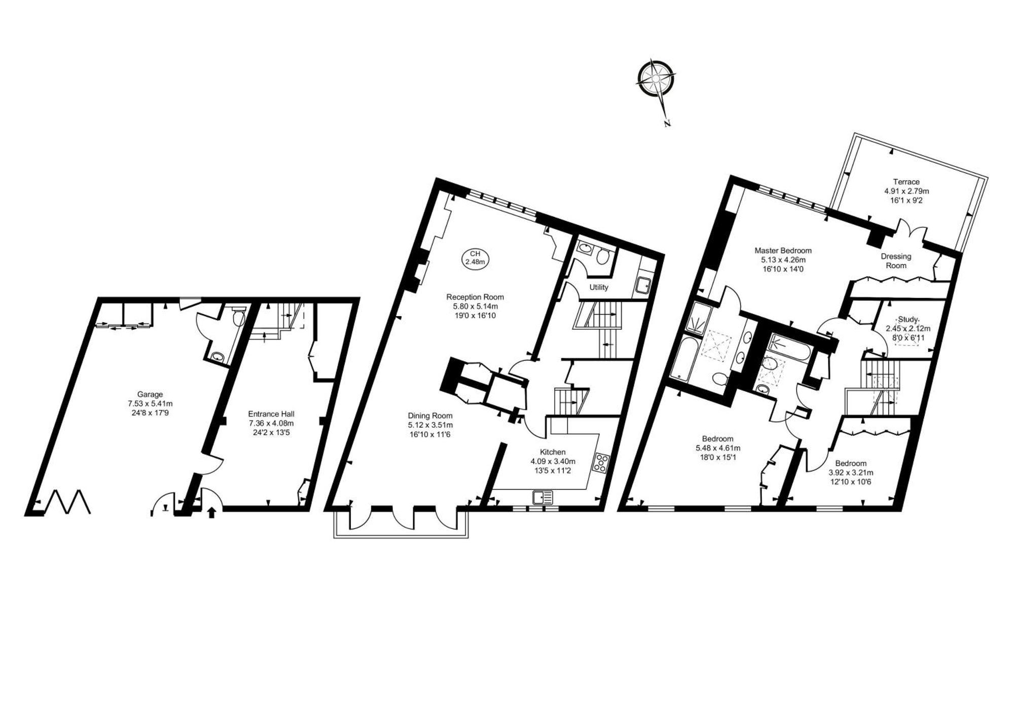 Modern 3 Bedroom Luxury House With Garage In Central Londen Buitenkant foto